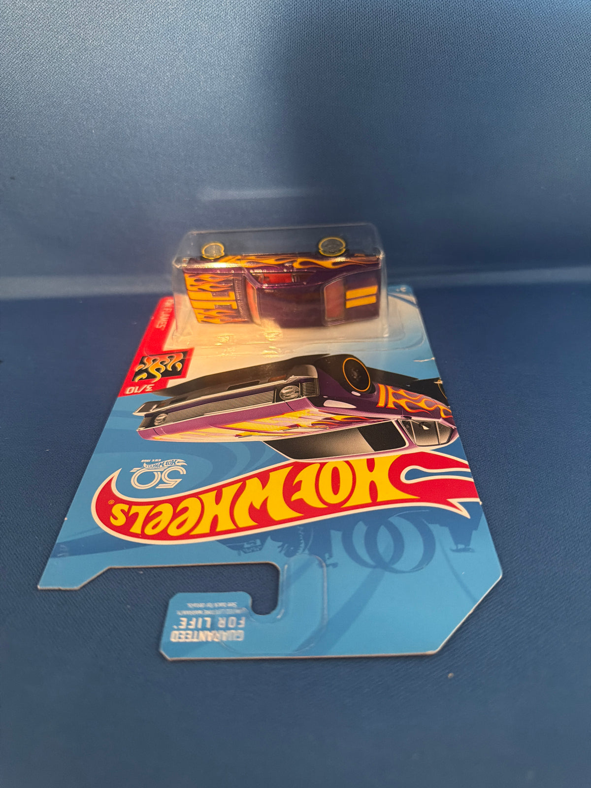 2018 Hot Wheels HW Flames ‘68 Chevy Nova Super Treasure Hunt Purple — additional view 4