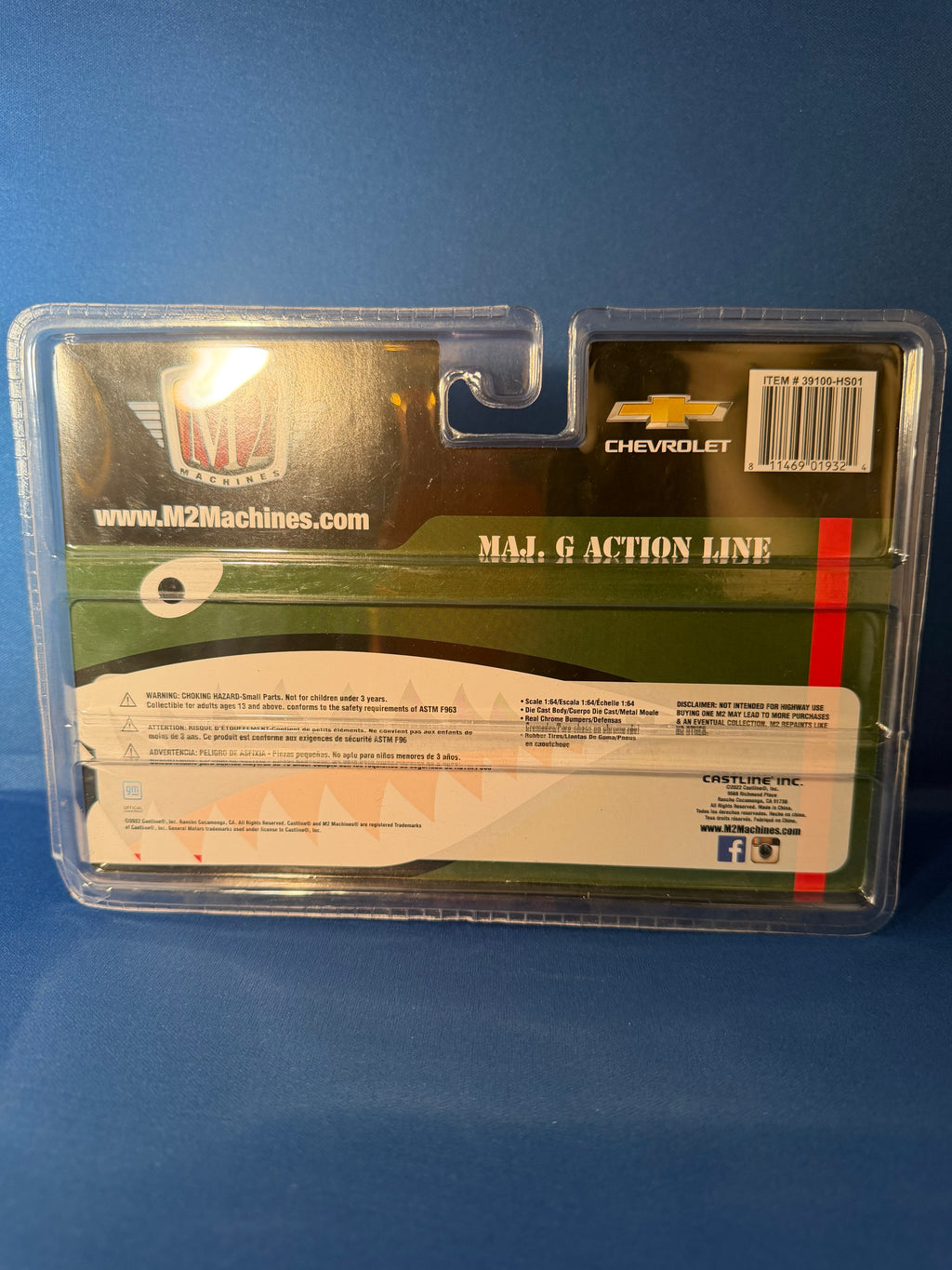M2 Machines 1968 Chevy C60 MAJ G Action Line Chase 1:64 — back view