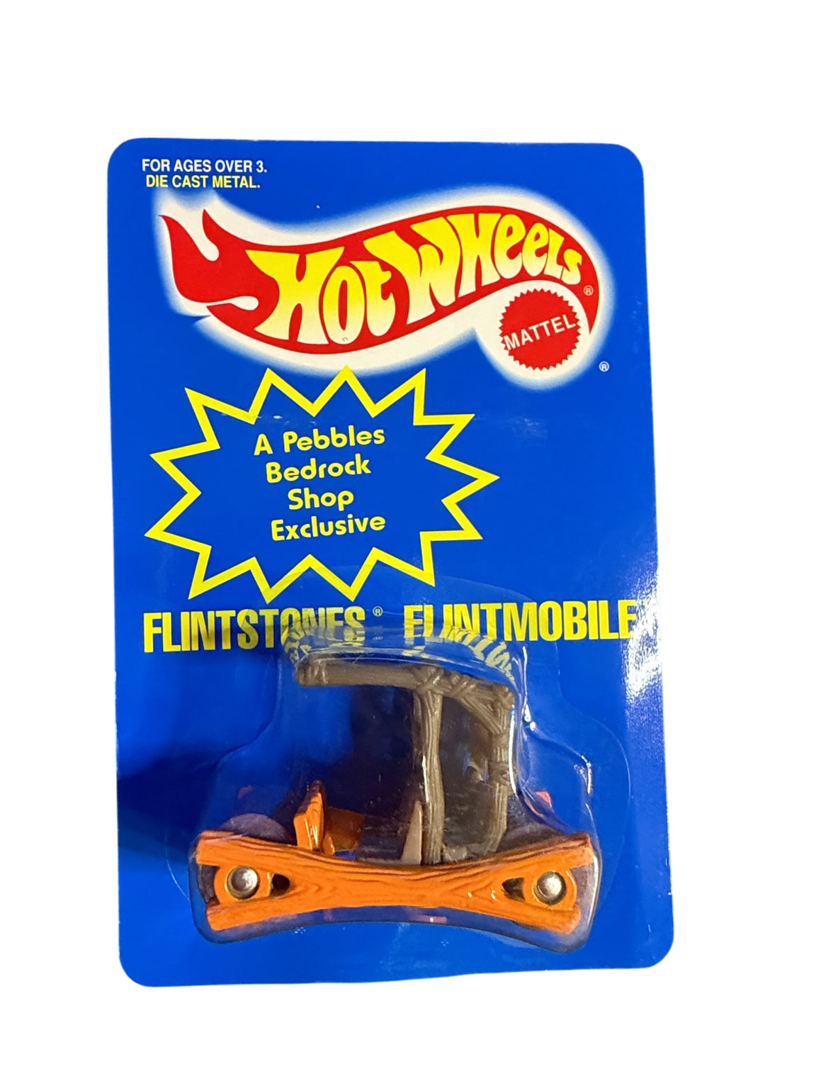1994 Hot Wheels Flintmobile Pebbles Bedrock Shop Exclusive front
