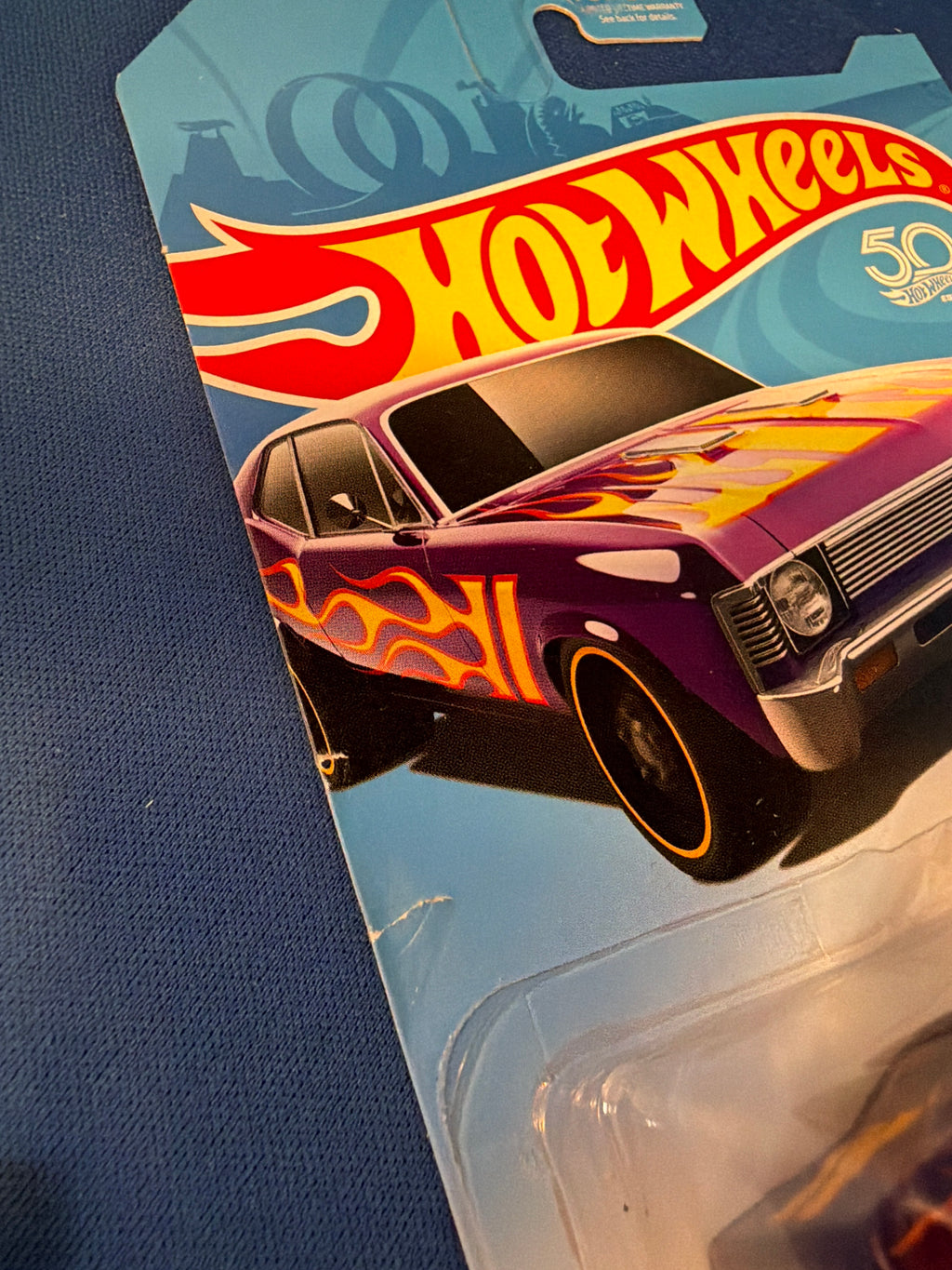 2018 Hot Wheels HW Flames ‘68 Chevy Nova Super Treasure Hunt Purple — additional view 7