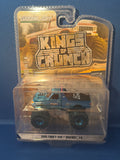 Greenlight King of Crunch '90 Ford F-350 Bigfoot  1:64 - Blue Chase! — front view