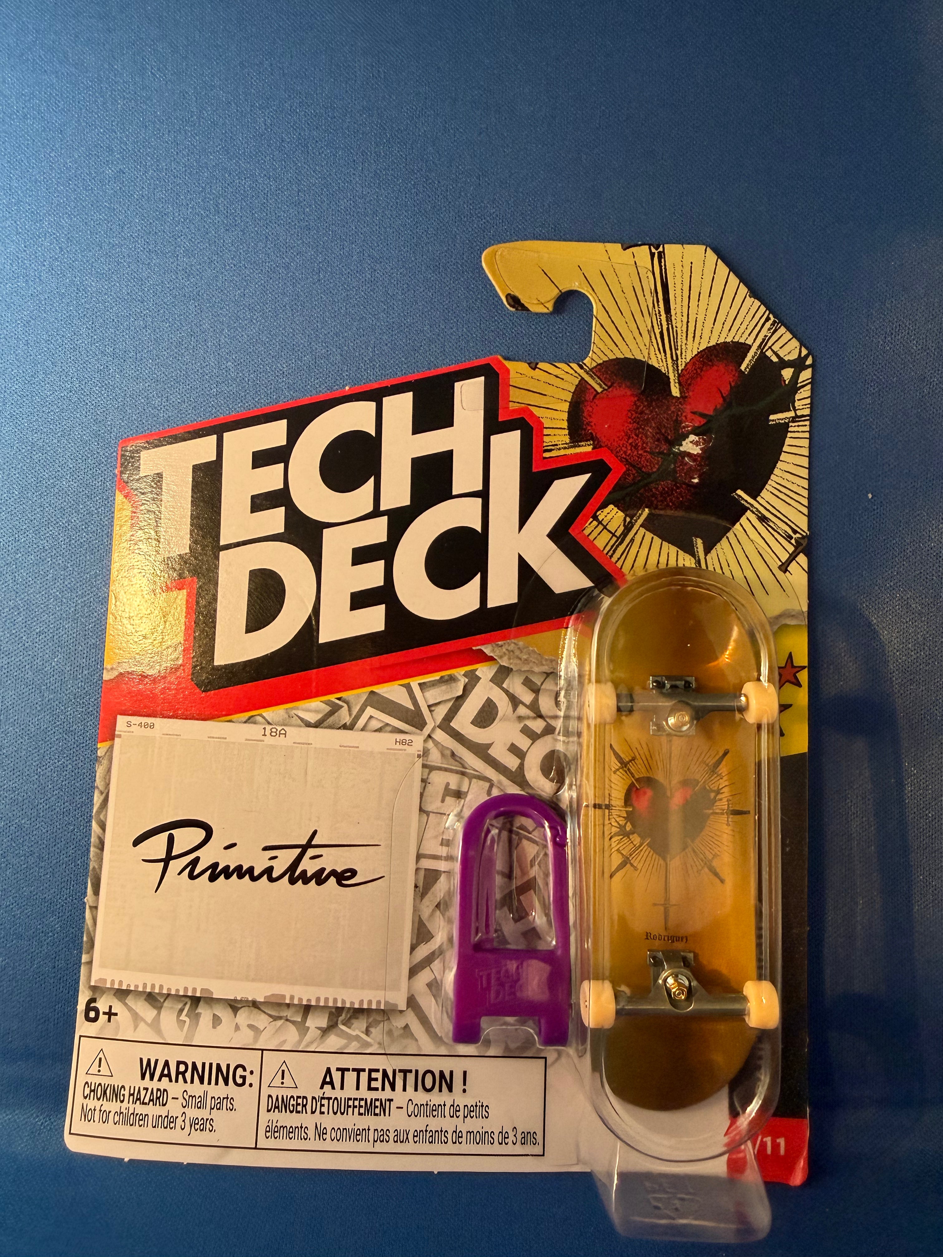 2026 Tech Deck Primitive Paul Rodriguez Solid Gold Ultra Rare CHASE #1/11 — front view