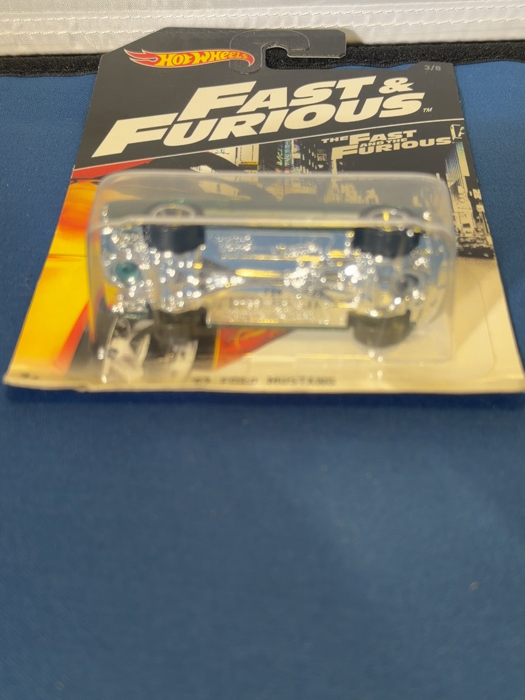 Actual third view showing slight bend along bottom card edge