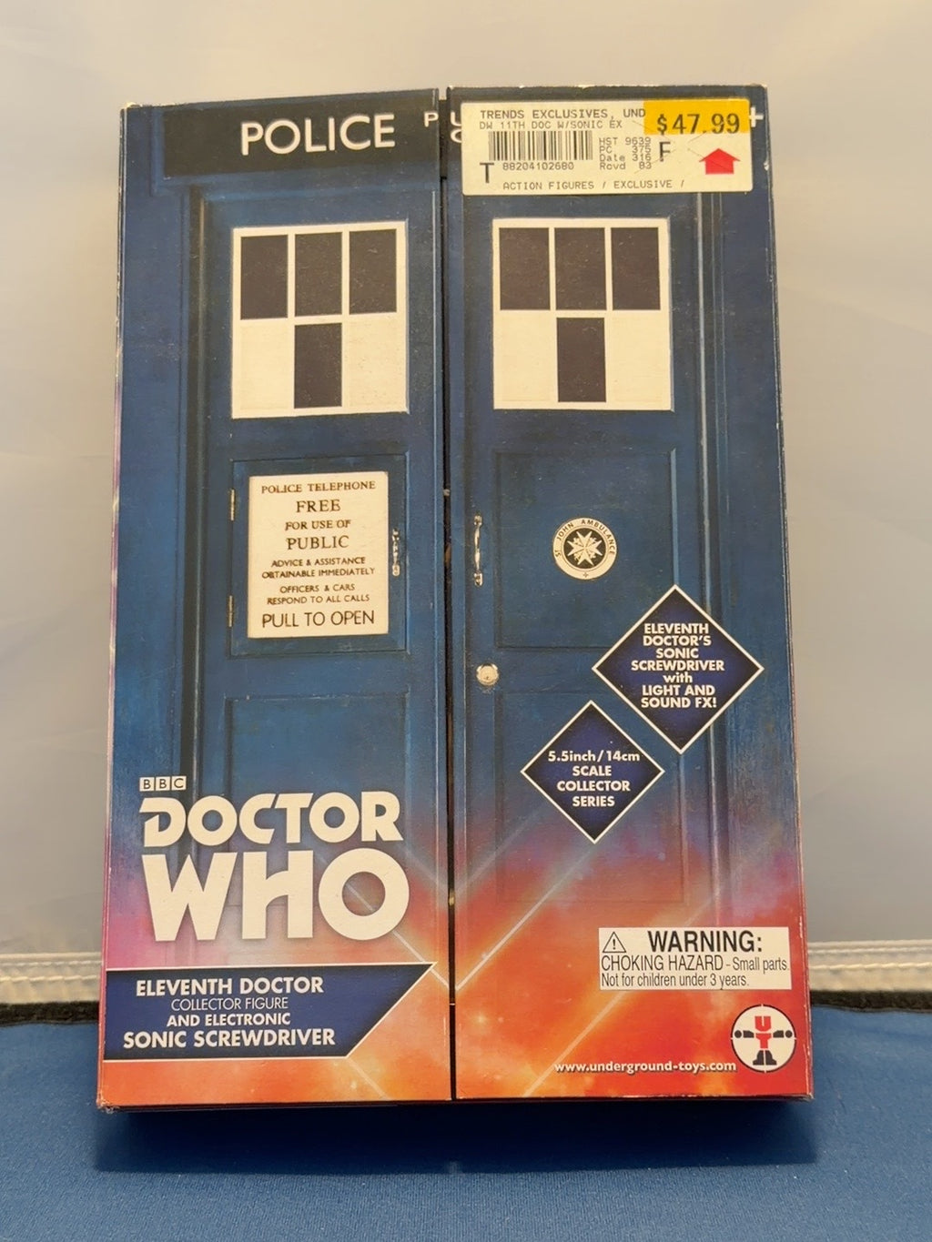 Doctor Who set front with original Hastings $47.99 sticker