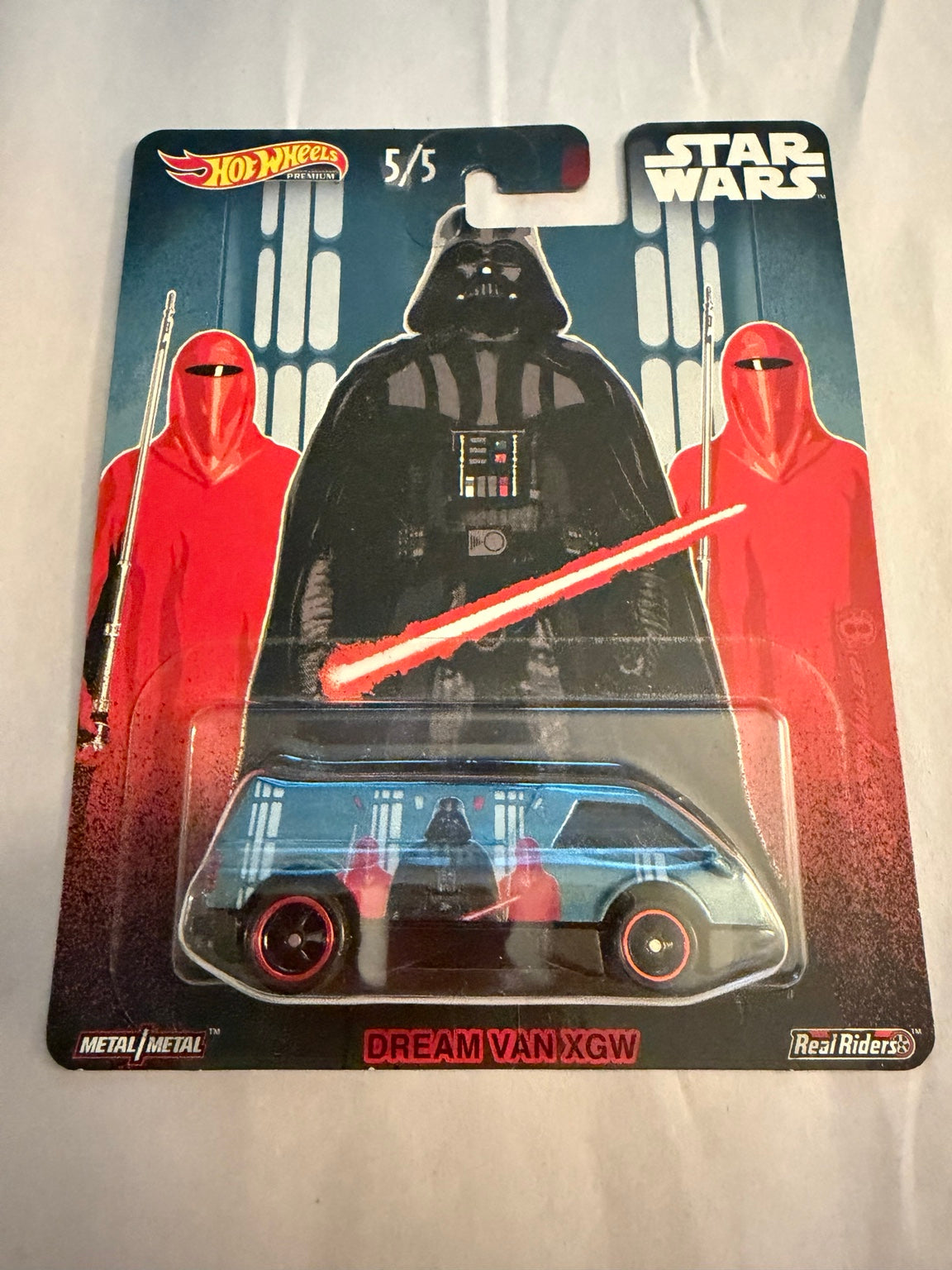 Hot Wheels Premium Star Wars Complete 5-Car Set 1/5–5/5 Real Riders — listing photo 7