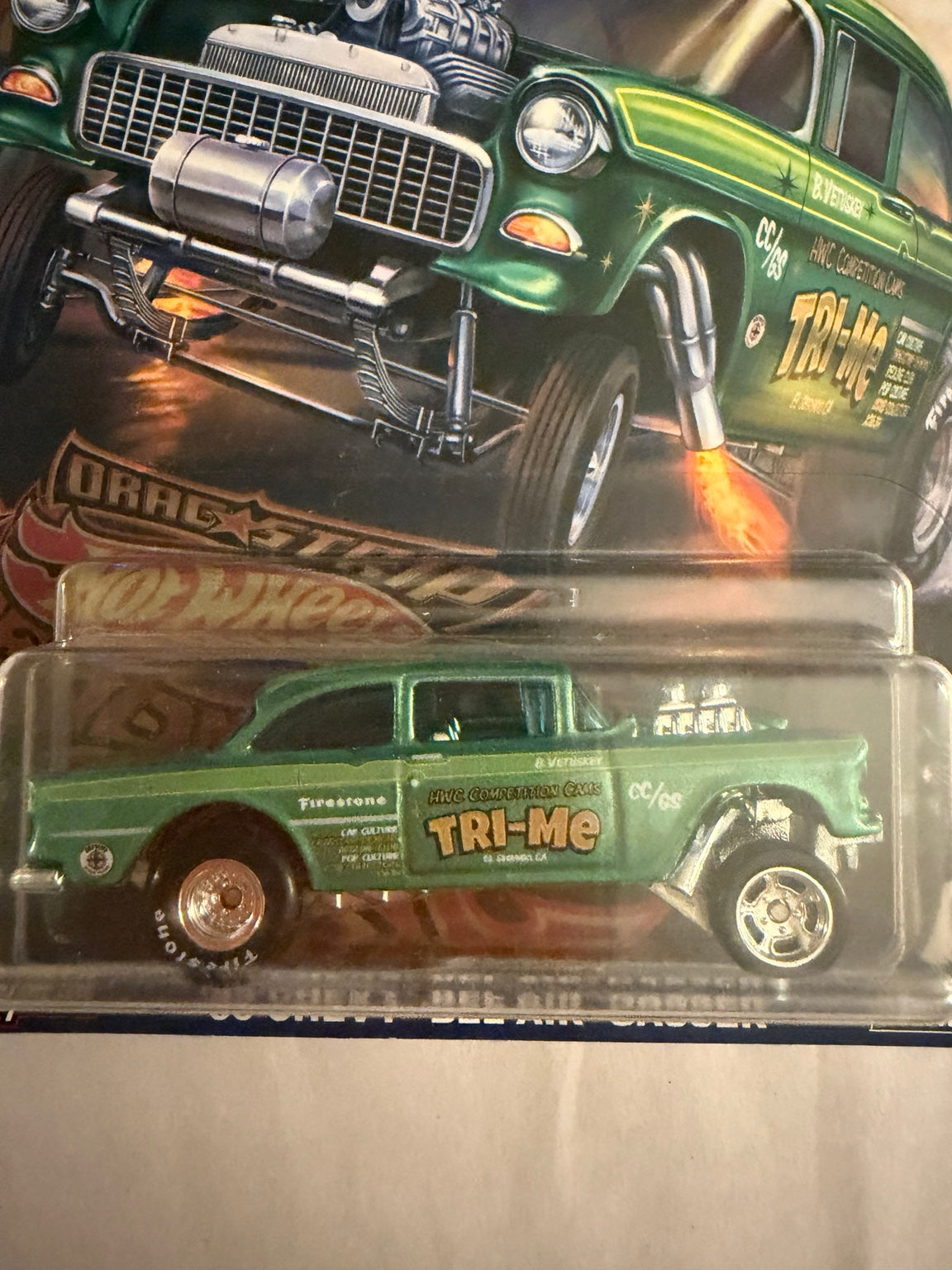 Close-up green TRI-ME Bel Air Gasser