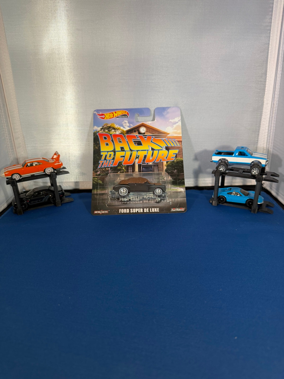 Front of sealed Back to the Future Ford Super De Luxe
