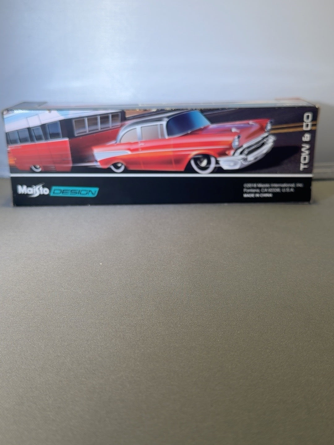 Maisto Design Tow & Go 1959 Chevy Impala & Alameda Trailer Purple 1:64 — original photo 4