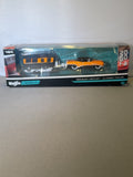 Maisto Tow & Go 1955 Buick Century & Alameda Trailer Orange Black 1:64 — original photo 1