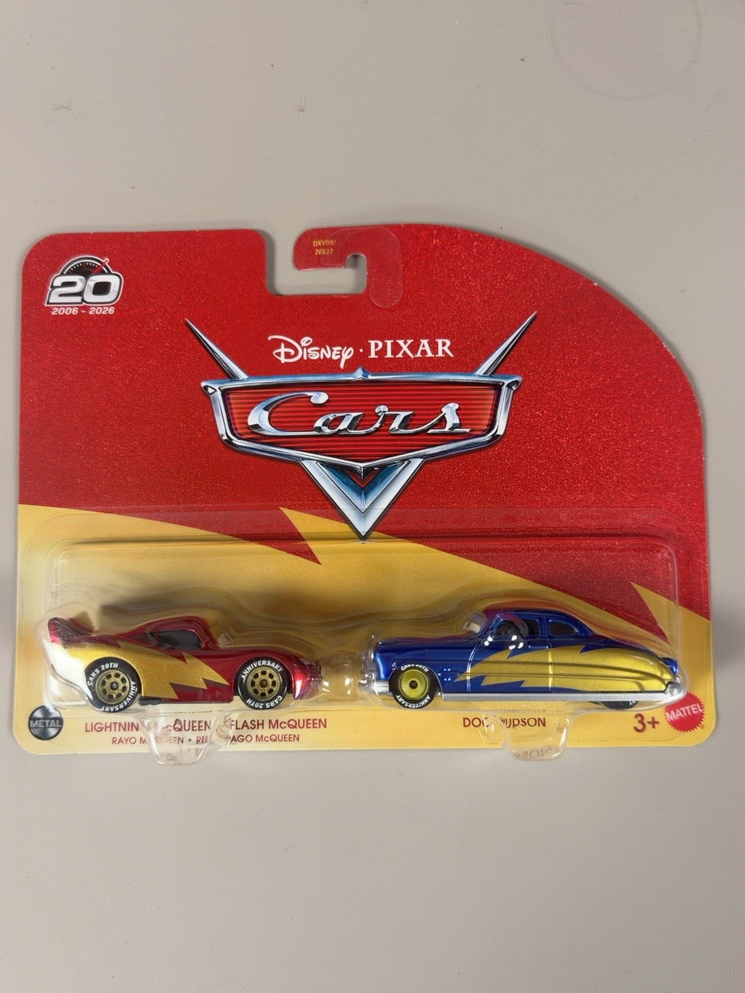 Disney Pixar Cars 20th Anniversary McQueen Doc Hudson front