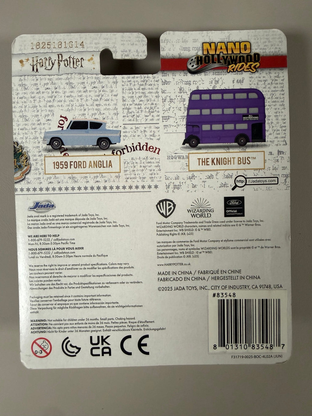 Harry Potter Anglia Knight Bus back original photo