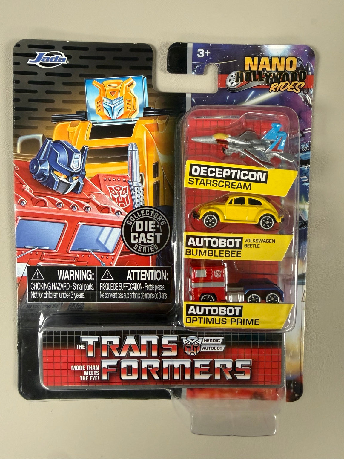 Jada Transformers G1 3-pack front original photo