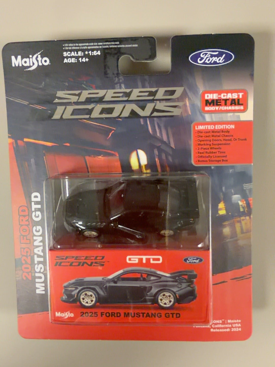 2025 Ford Mustang GTD black original front photo