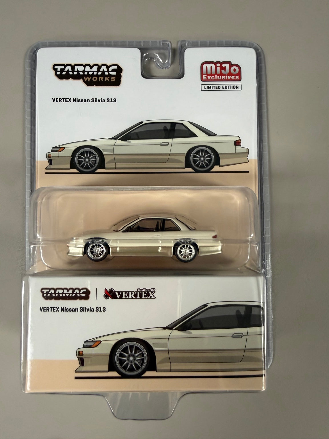 Original front photo Tarmac Works VERTEX Nissan Silvia S13