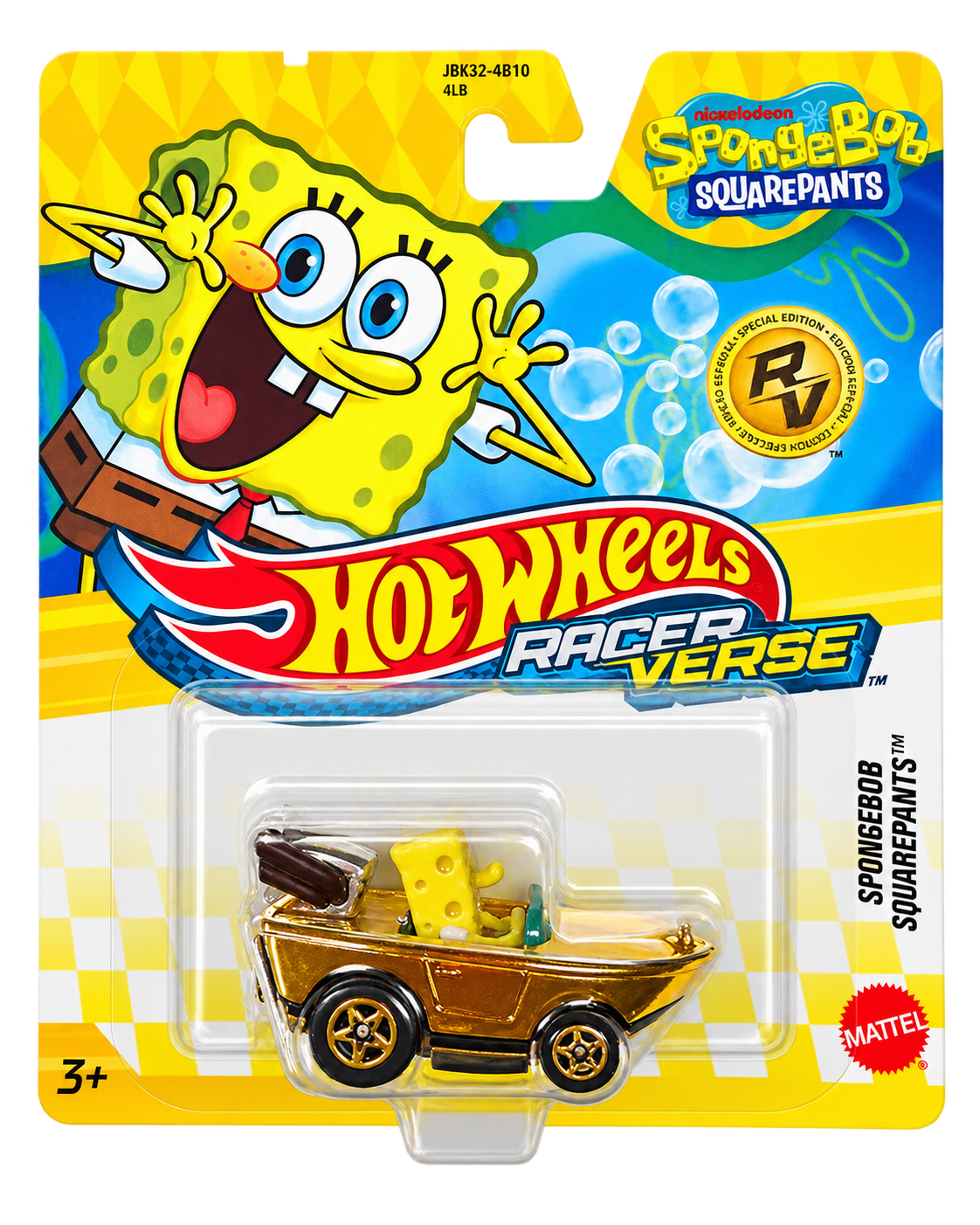 Hot Wheels RacerVerse SpongeBob SquarePants Special Edition front