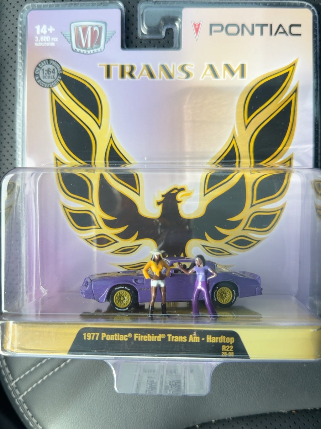 M2 Machines 1977 Pontiac Firebird Trans Am Hardtop purple front package