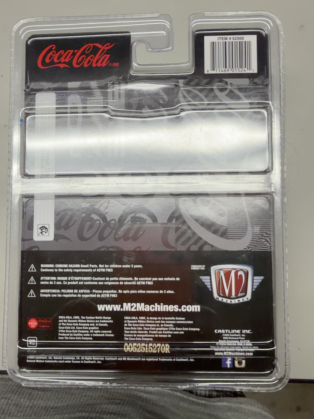 M2 Machines Coca-Cola 1973 Chevrolet Cheyenne Super 30 A55 Chase 1 of 750 package back