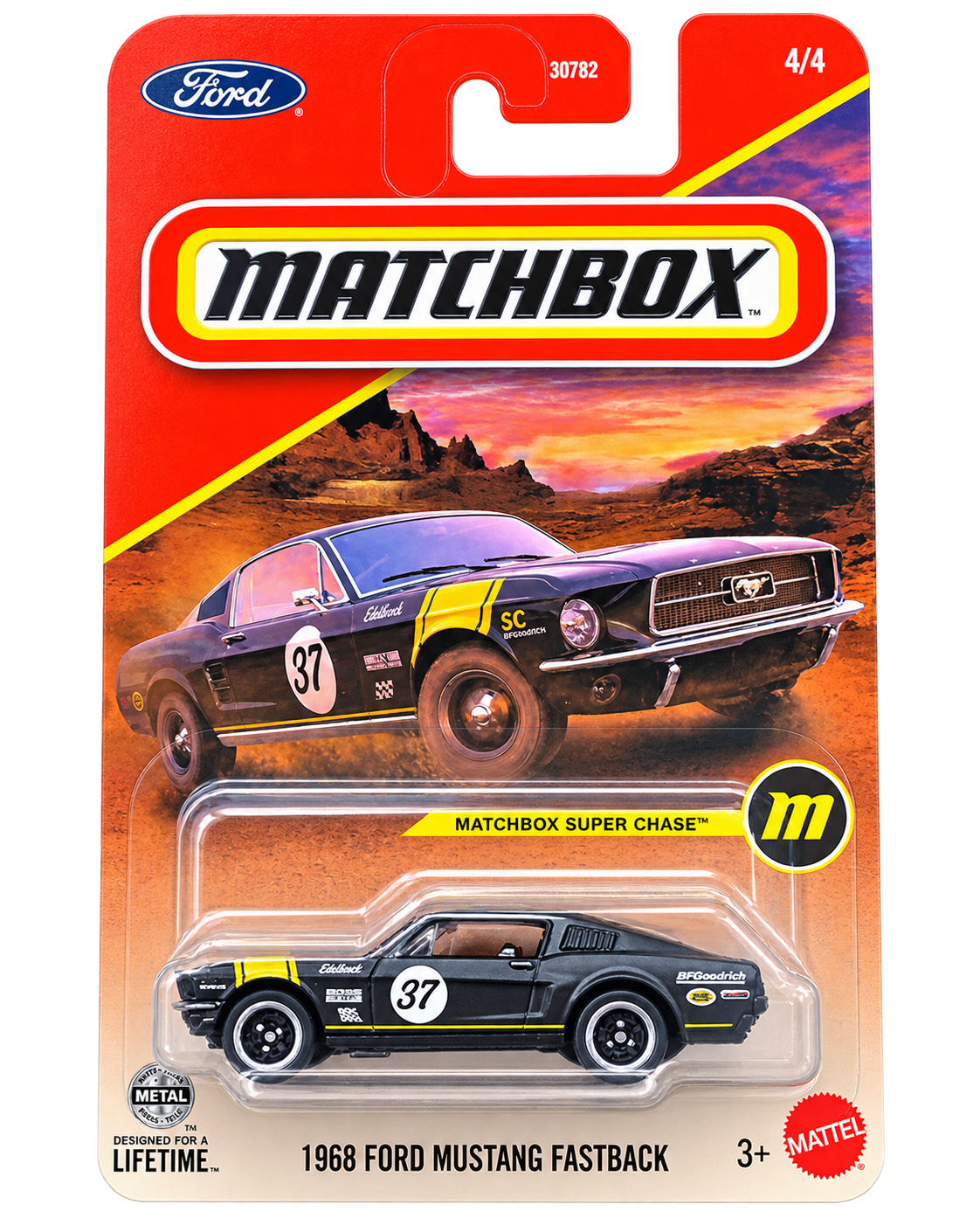 2026 Matchbox Super Chase 1968 Ford Mustang Fastback 4/4 front