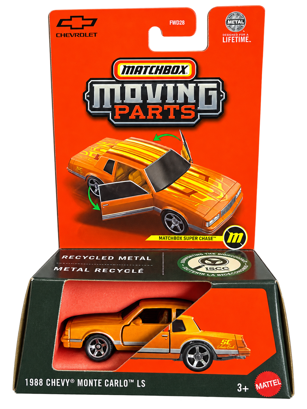 2025 Matchbox Moving Parts 1988 Chevy Monte Carlo LS Super Chase front