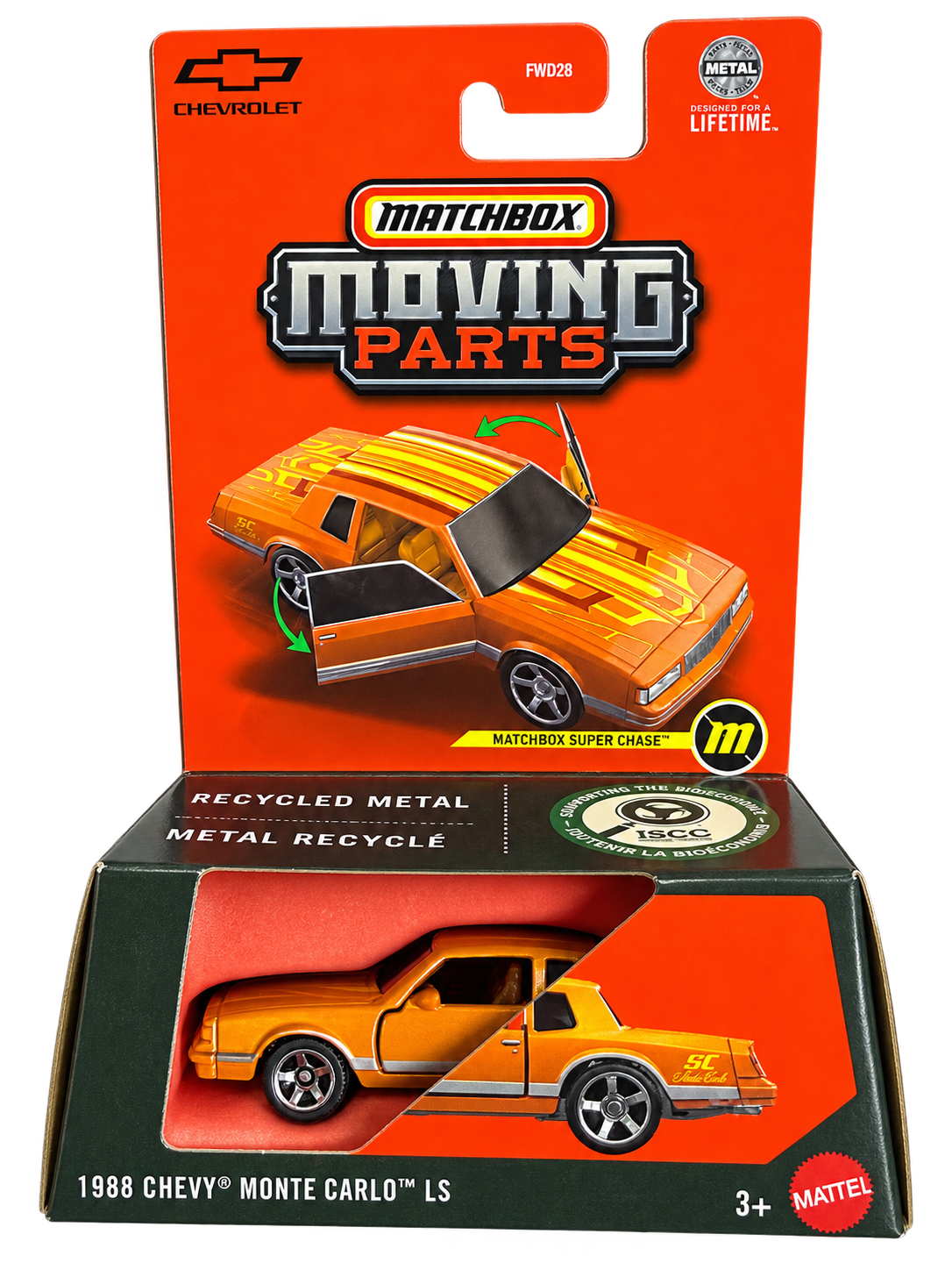 2025 Matchbox Moving Parts 1988 Chevy Monte Carlo LS Super Chase front