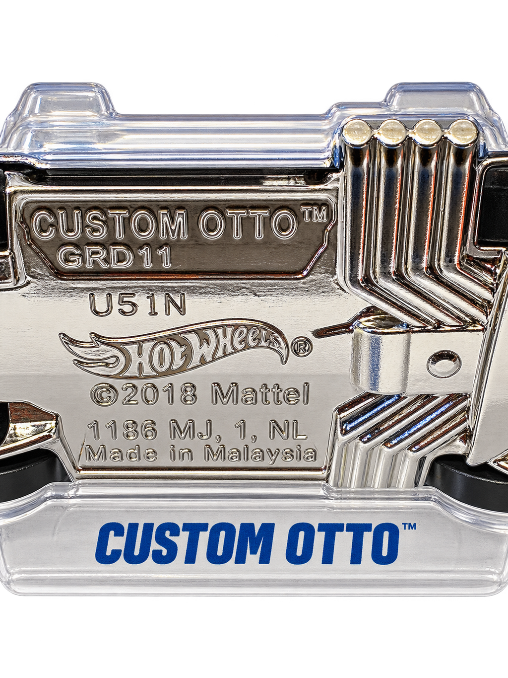 Hot Wheels Custom Otto base detail