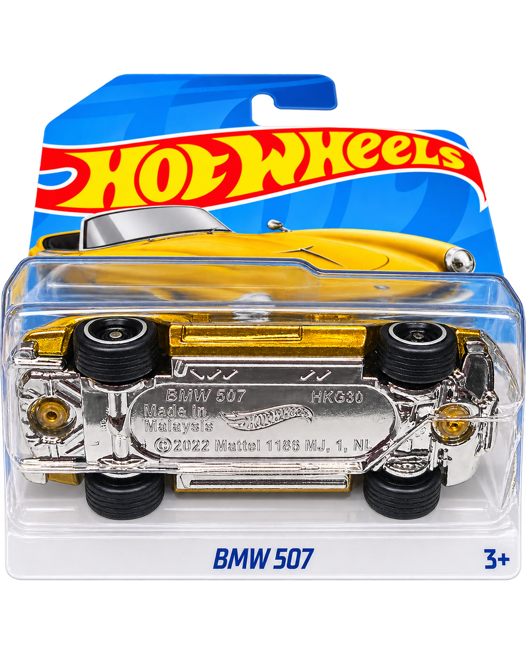 2024 Hot Wheels BMW 507 Super Treasure Hunt STH chrome base detail