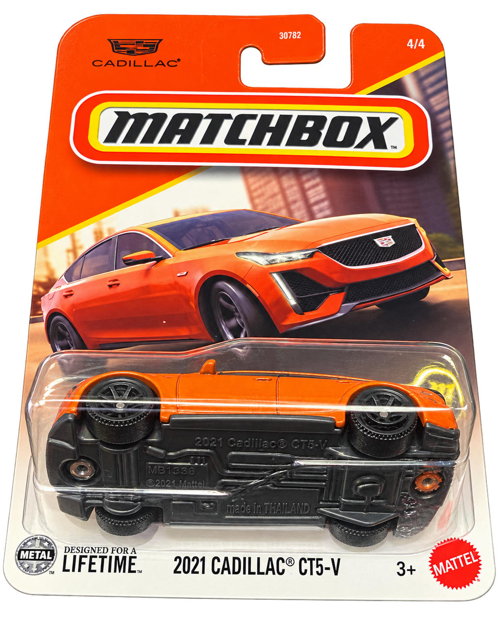 2025 Matchbox 2021 Cadillac CT5-V Super Chase 4/4 underside detail no background