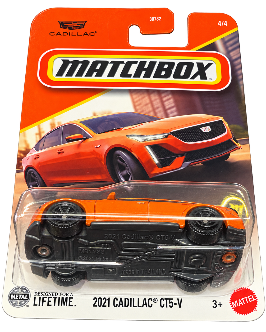 2025 Matchbox 2021 Cadillac CT5-V Super Chase 4/4 underside detail no background