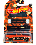 2017 Hot Wheels Camouflage Trucks '83 Chevy Silverado 4/8 orange camo front