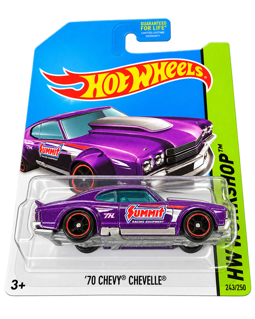 2014 Hot Wheels '70 Chevy Chevelle Super Treasure Hunt Summit Racing angled front
