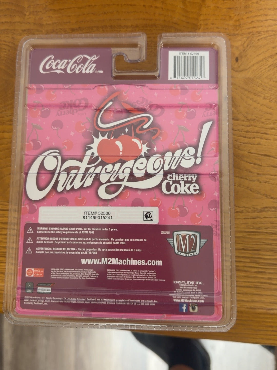 Exact item back - M2 Machines Cherry Coke 1972 Dodge Adventurer 150 Custom A59