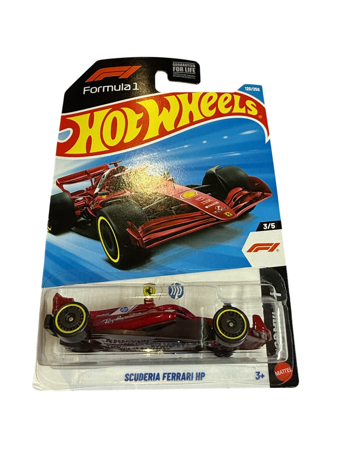 2026 Hot Wheels Scuderia Ferrari HP Formula 1 120/250 front card