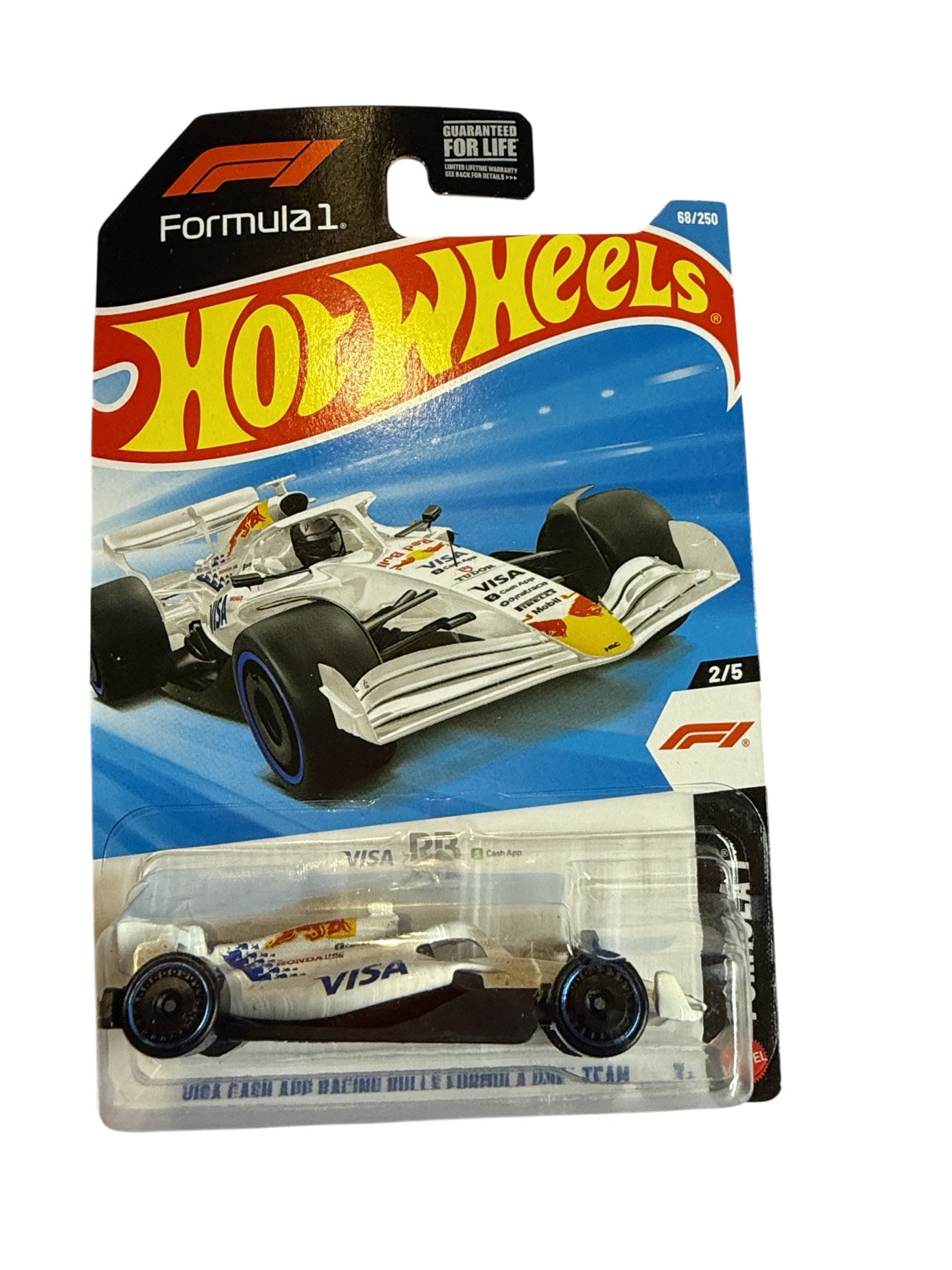 2026 Hot Wheels Visa Cash App Racing Bulls Formula One Team 68/250 front card