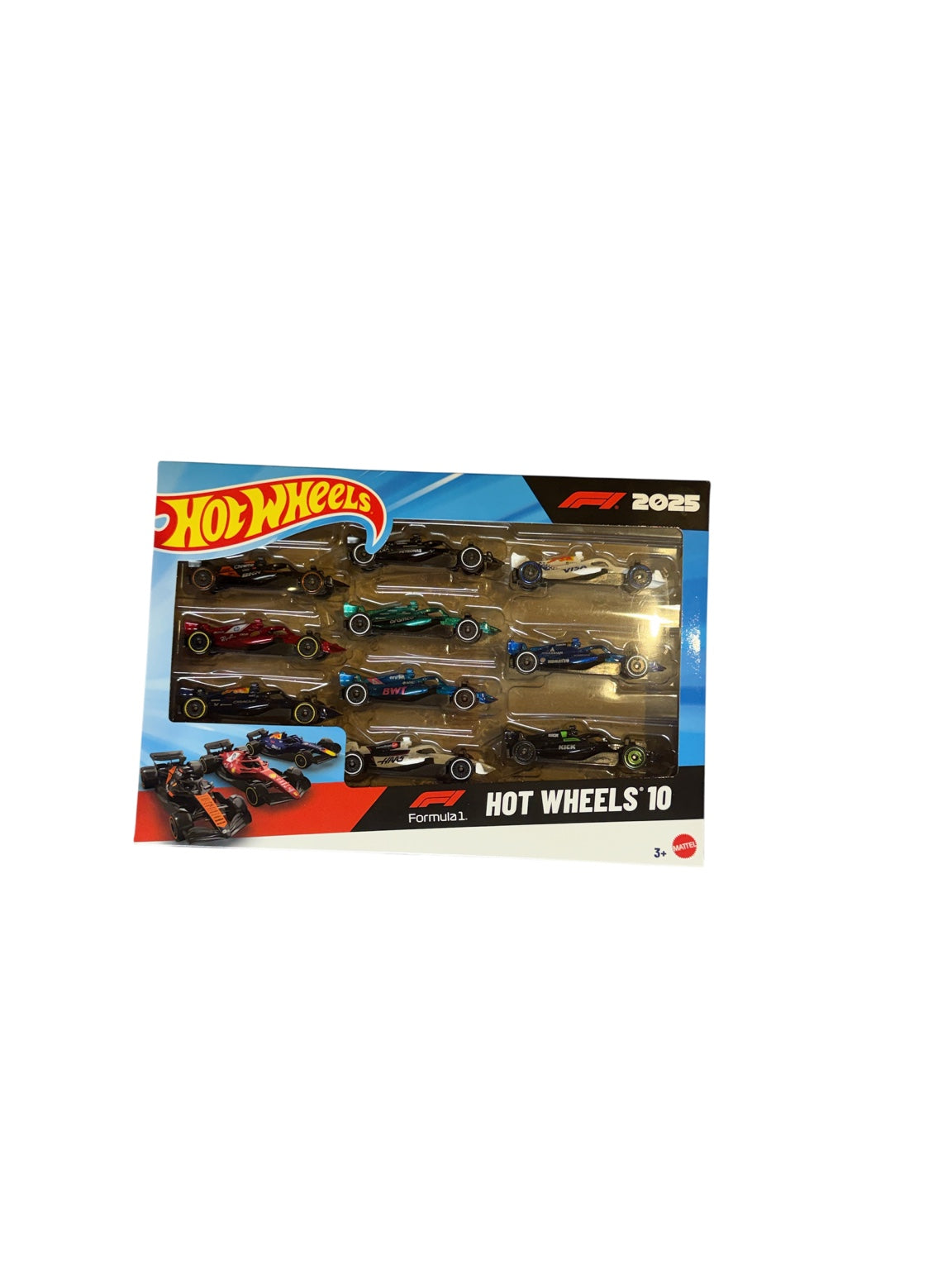 Hot Wheels Formula 1 2025 ten-car team pack front