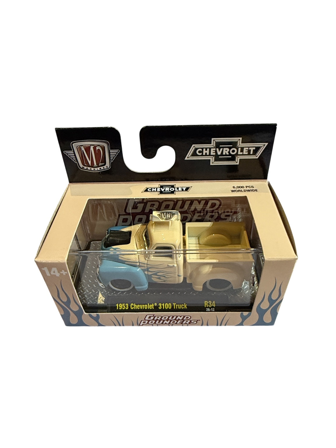 M2 Machines Ground Pounders 1953 Chevrolet 3100 Truck R34 26-12 front