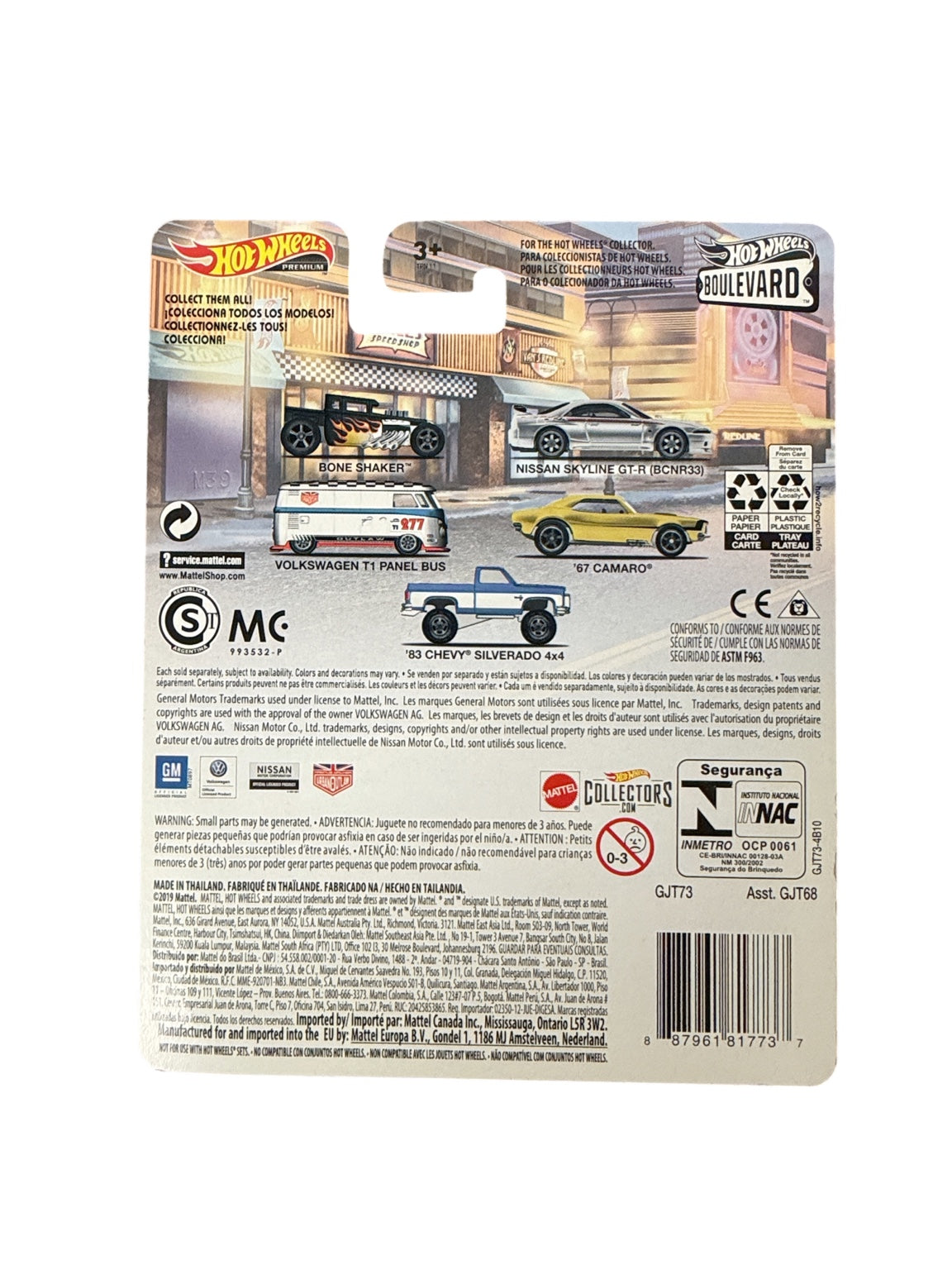 Hot Wheels Premium Boulevard Nissan Skyline GT-R BCNR33 GJT73 back