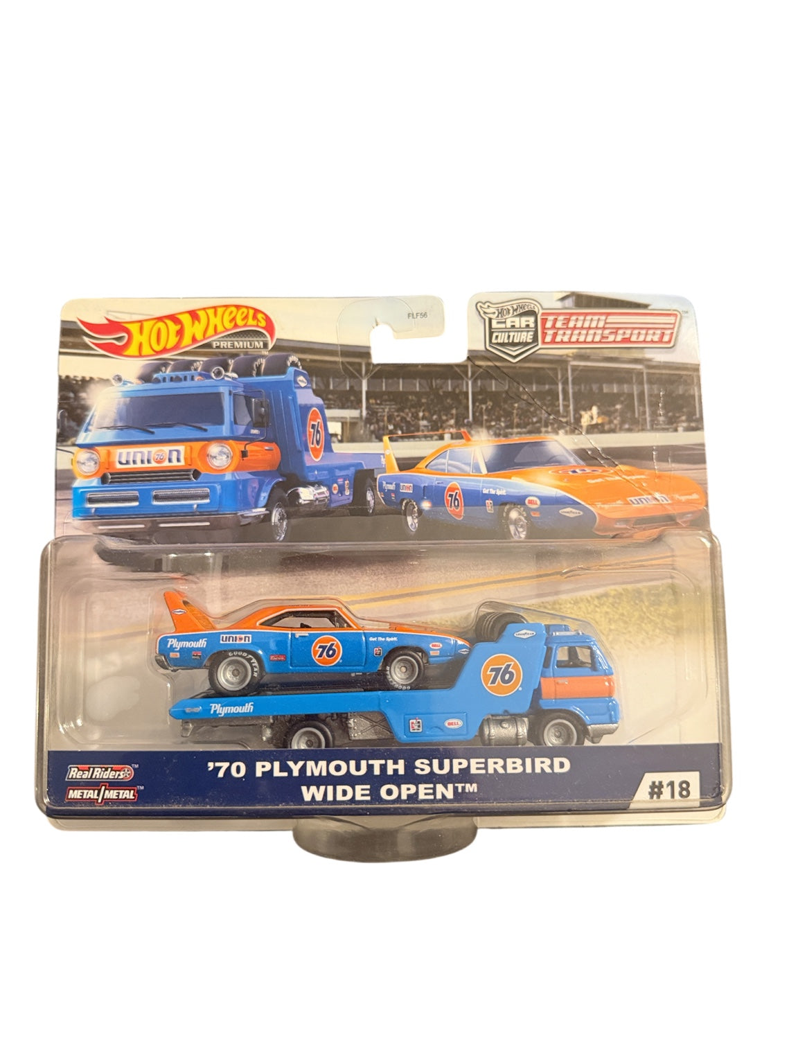 2020 Hot Wheels Premium Team Transport #18 '70 Plymouth Superbird & Wide Open front