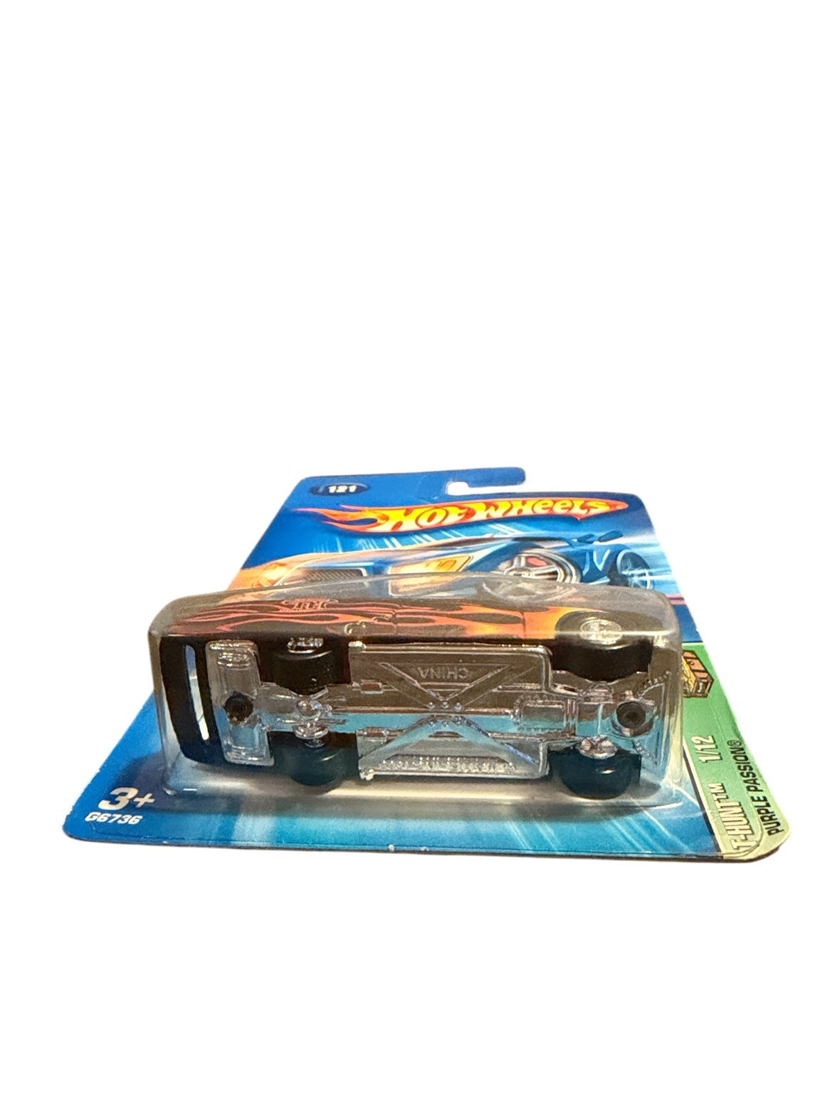 2005 Hot Wheels Treasure Hunt #121 Purple Passion back card