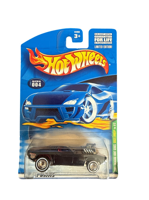 2001 Hot Wheels Treasure Hunt Rodger Dodger 4/12 front card