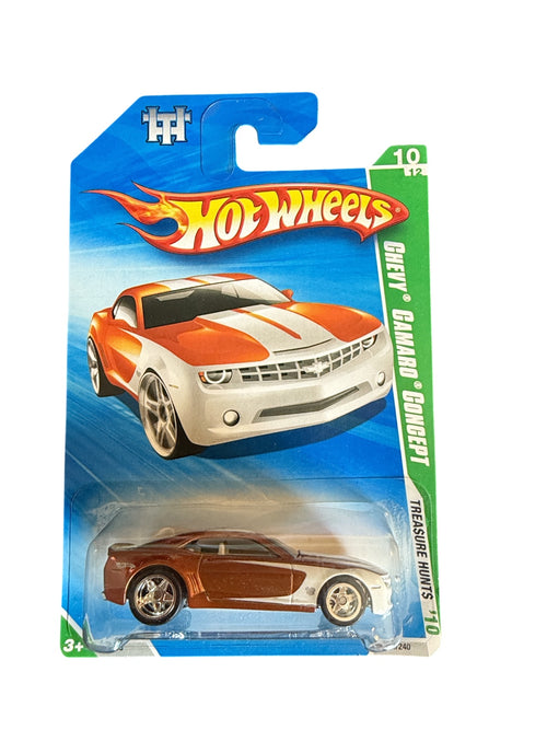 2010 Hot Wheels Super Treasure Hunt Chevy Camaro Concept 10/12 front card