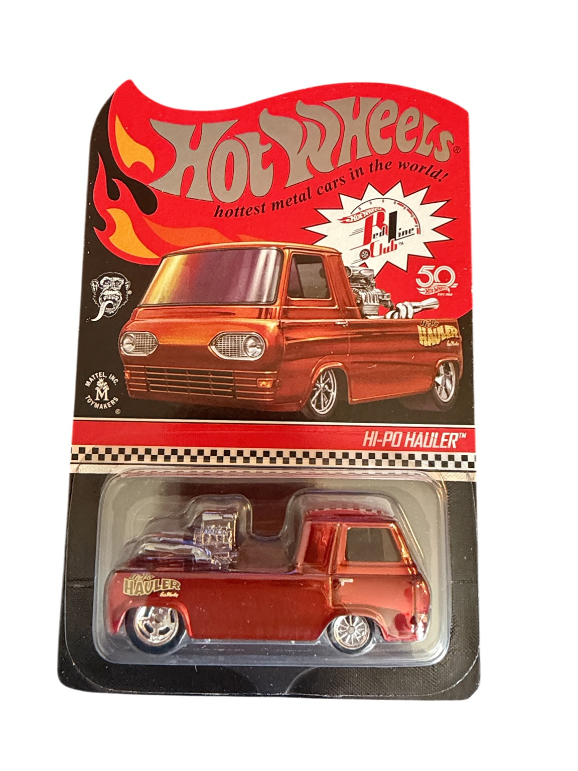 2018 Hot Wheels RLC Hi-Po Hauler FPN07 front card