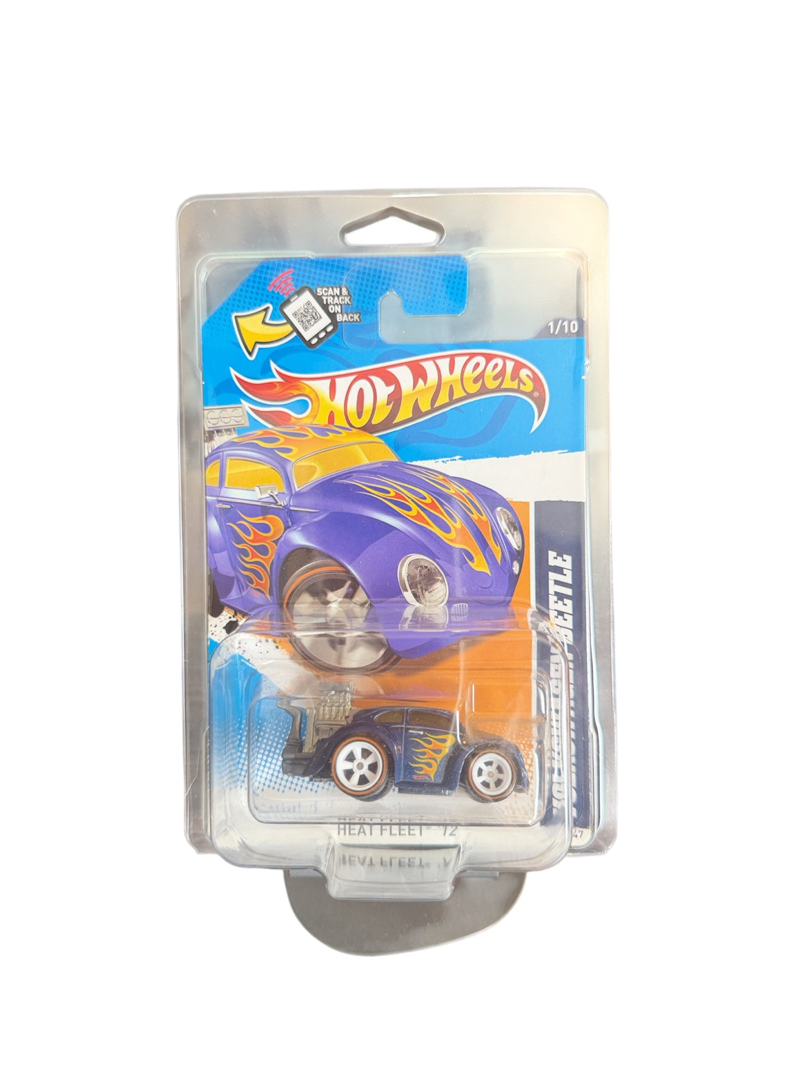 2012 Hot Wheels Super Treasure Hunt Volkswagen Beetle in protector