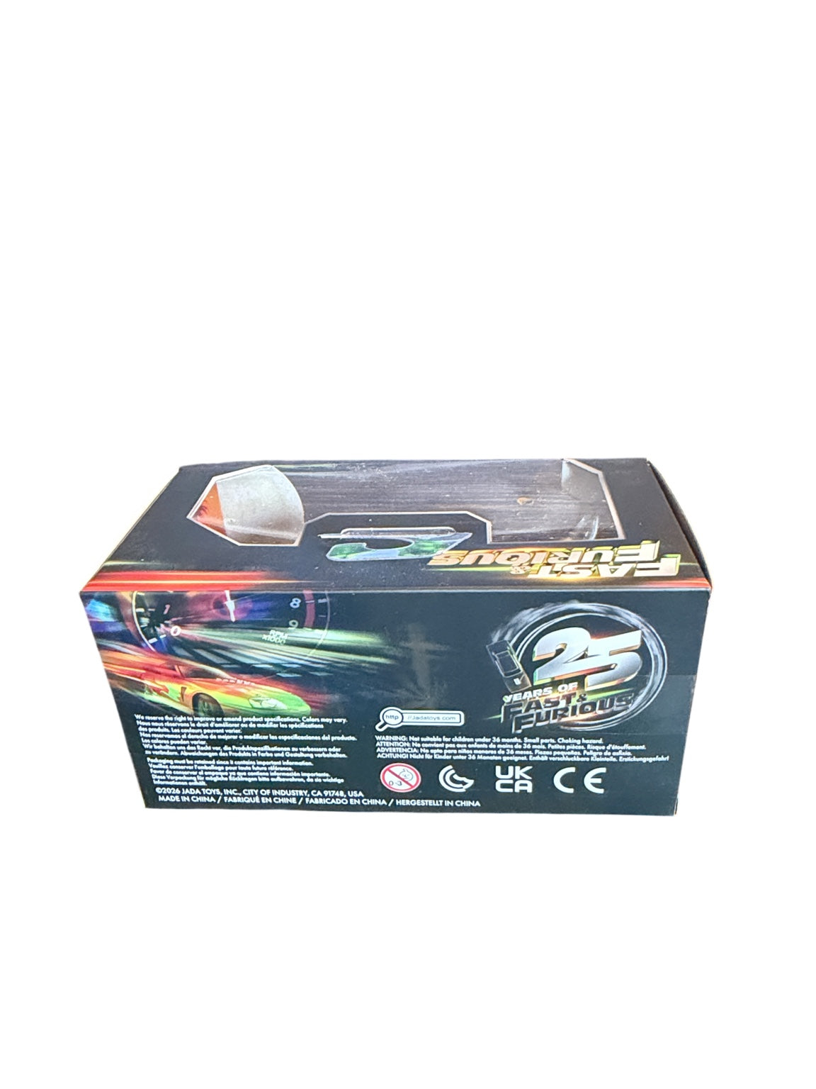 Jada Skyline GT-R BCNR33 angled boxed model