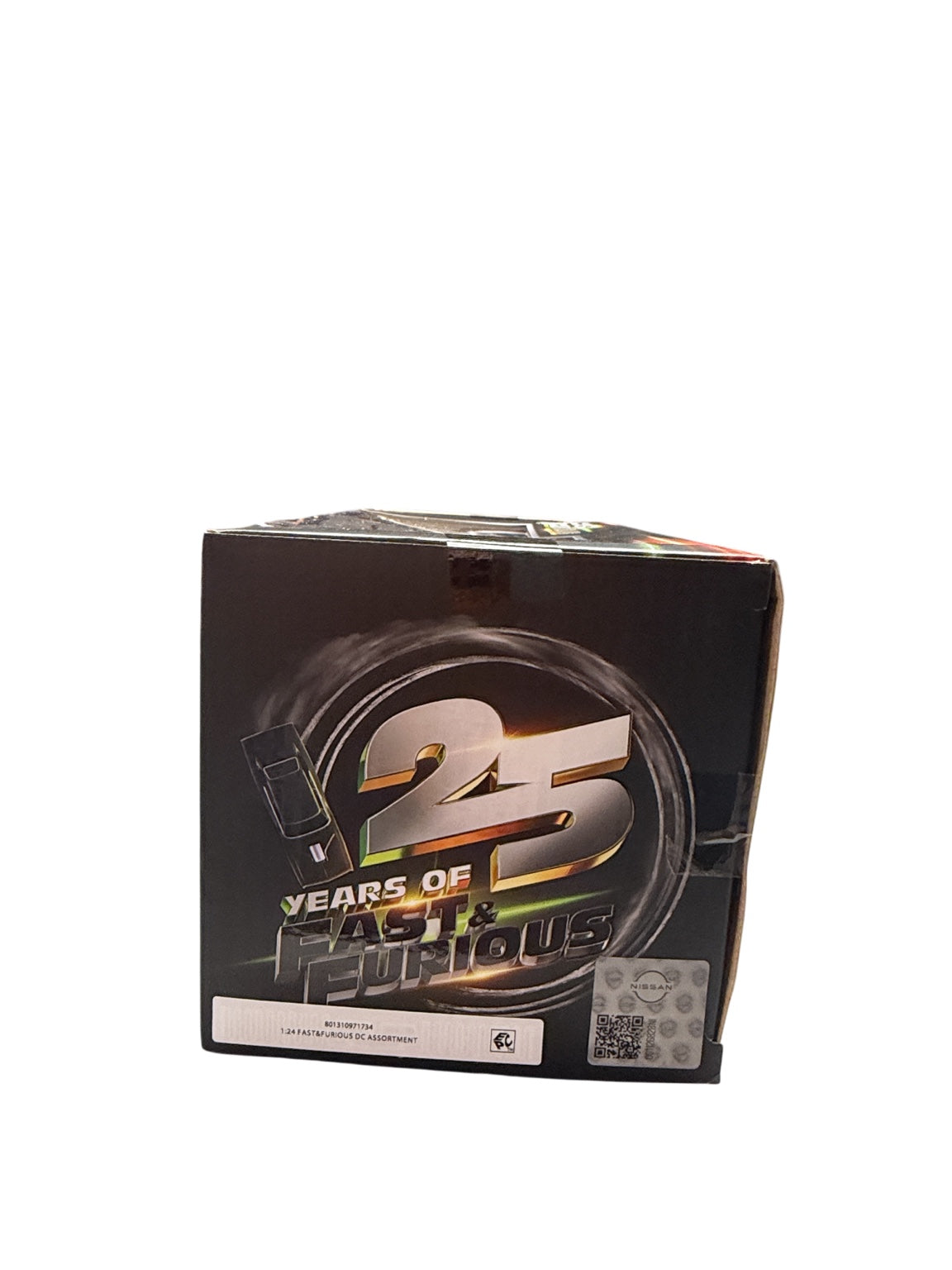 25 Years of Fast & Furious box side with scale label