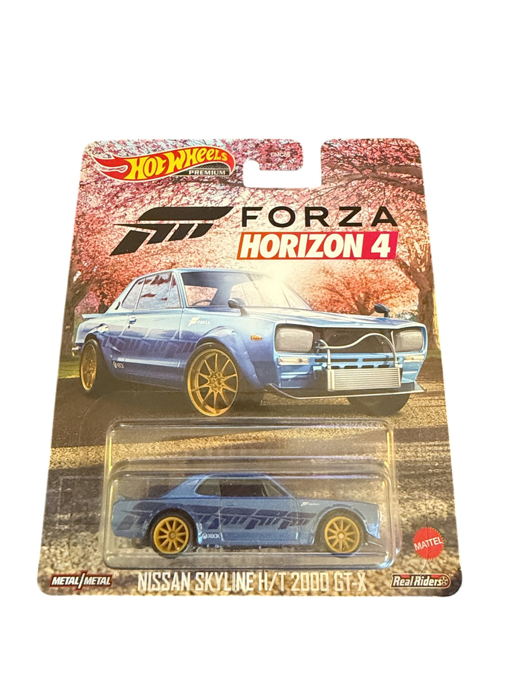 Hot Wheels Premium Forza Horizon 4 Nissan Skyline H/T 2000 GT-X front card