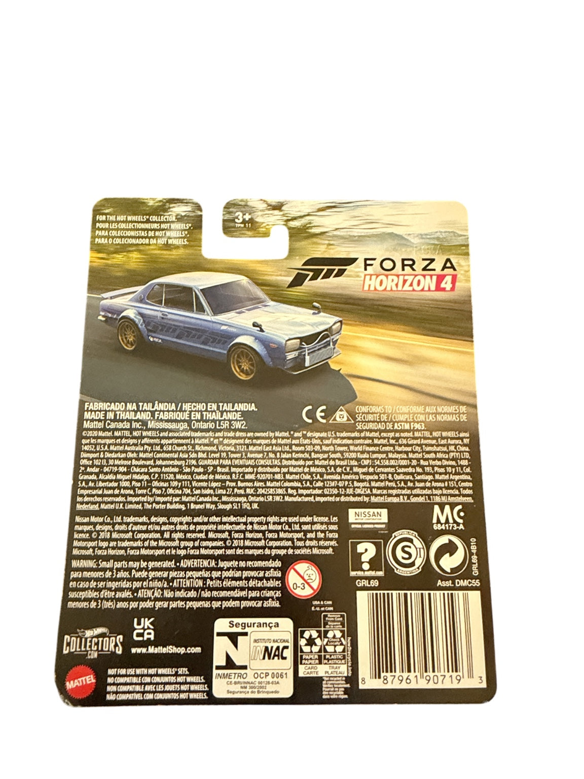 Forza Horizon 4 Nissan Skyline GRL69 back card