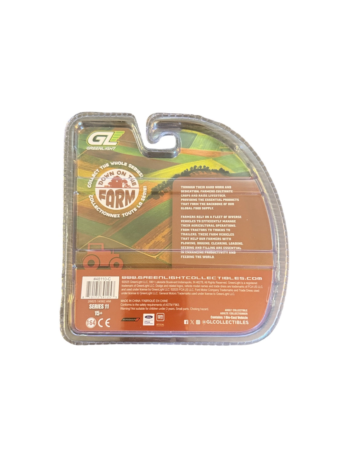 GreenLight Down on the Farm Series 11 Ford 8N 48110-C back packaging