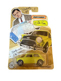 Matchbox Mr. Bean Mini Cooper special card front
