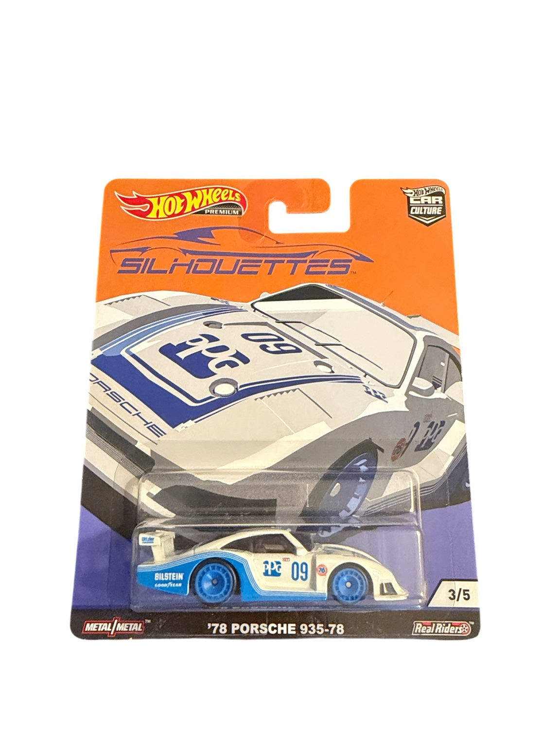 Hot Wheels Premium Silhouettes '78 Porsche 935-78 #3/5 front