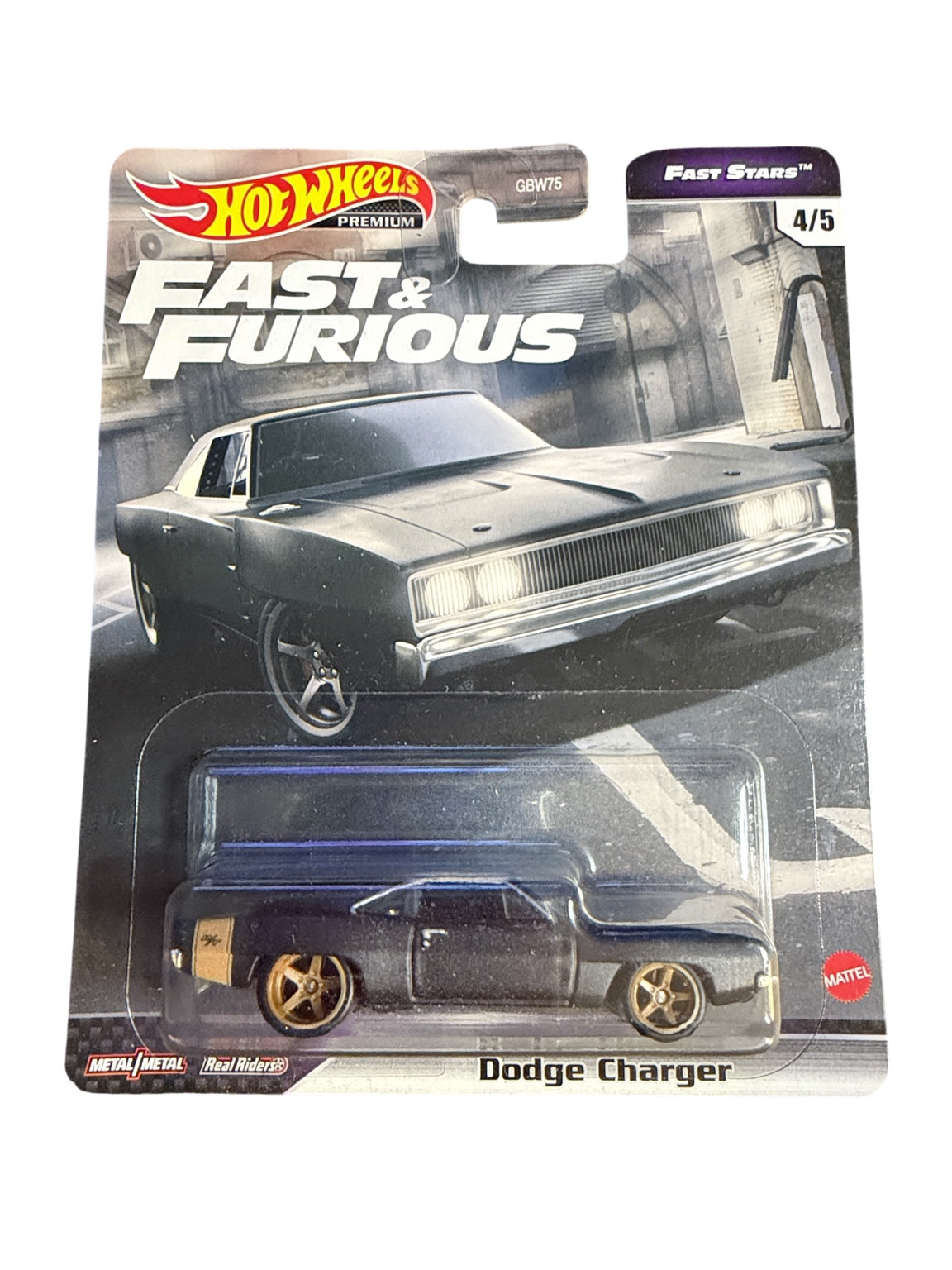 Hot Wheels Premium Fast & Furious Fast Stars Dodge Charger 4/5 front